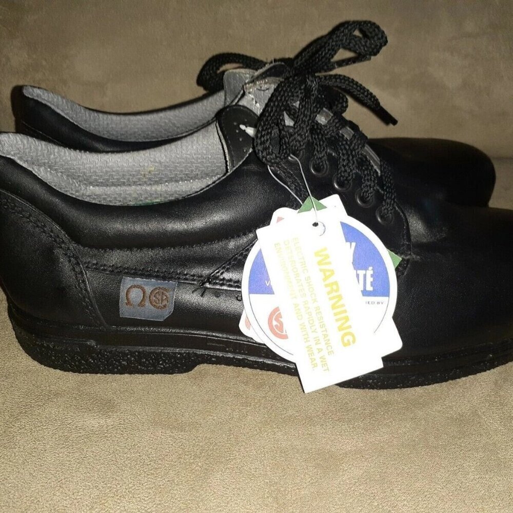 J.B. GOODHUE CANADA-Steel Toe Dress Work Shoes-Black Leather-Size 10.5E-NWOB - Picture 4 of 8